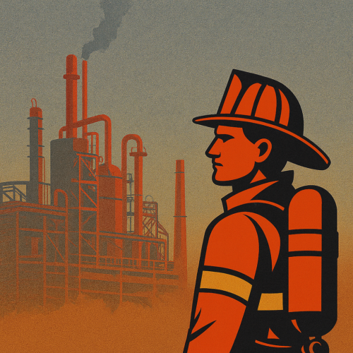 Off-Site Emergency Response by Industrial Firefighters